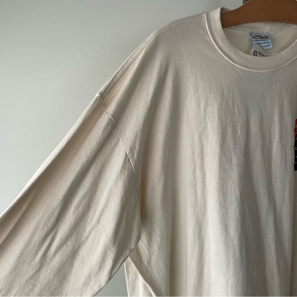 Crazy Shirts Dragon Graphic Print Long Sleeve Tee Tshirt Coconut Dyed XL Y2K - Picture 4 of 10